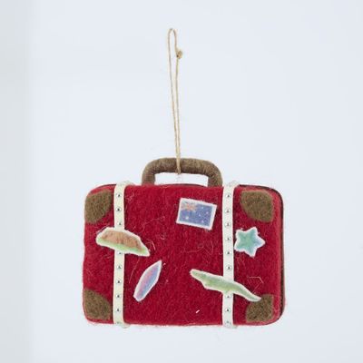 Happy Travels Hanging Tree Decoration