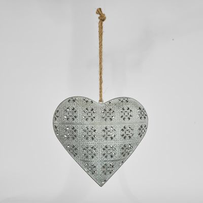 Etienne Lace Heart Decoration Large