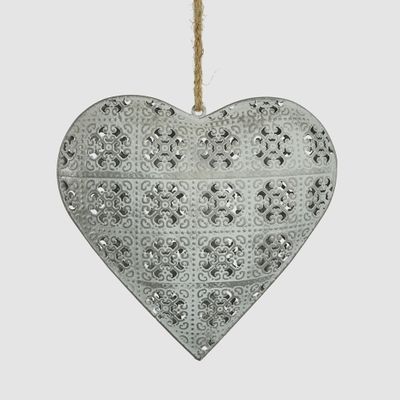 Etienne Lace Heart Decoration Large