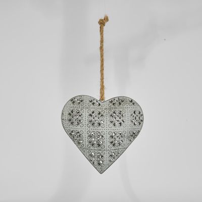 Etienne Lace Heart Decoration Small