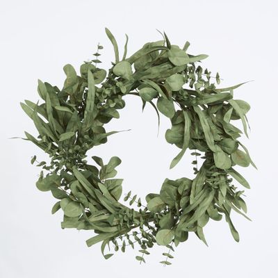 Mixed Native Leaf Wreath Green 65m