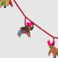 Kantha Elephant Garland