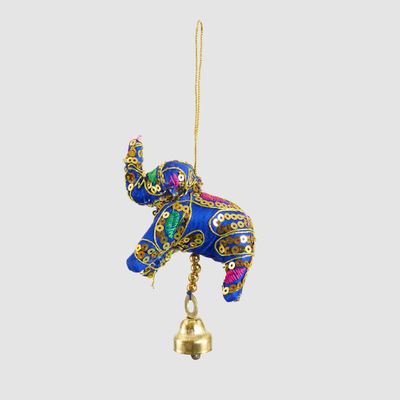 Laila Elephant Decoration Dark Blue