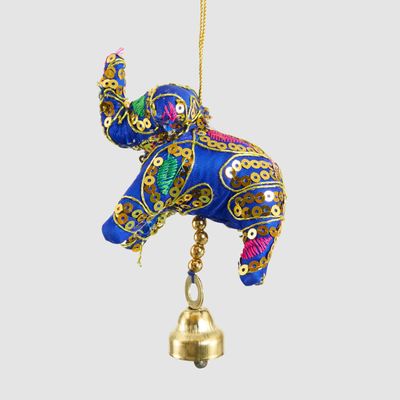Laila Elephant Decoration Dark Blue