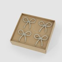 Tiffany Bow Napkin Ring Silver - Set of 4