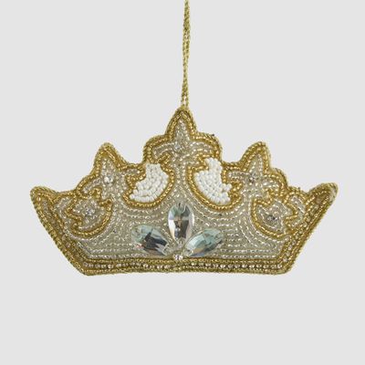 Versailles Beaded Crown Hanging Decoration
