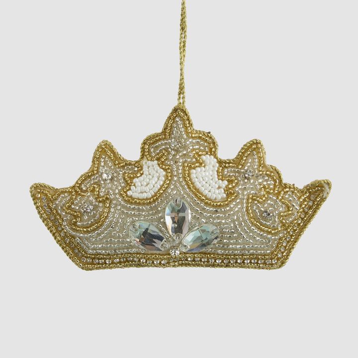 Versailles Beaded Crown Hanging Decoration