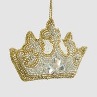 Versailles Beaded Crown Hanging Decoration