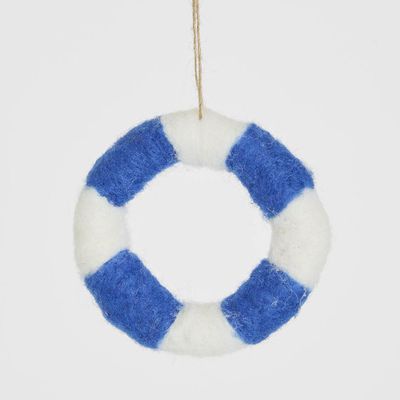 Buoy Hanging Tree Decoration Blue