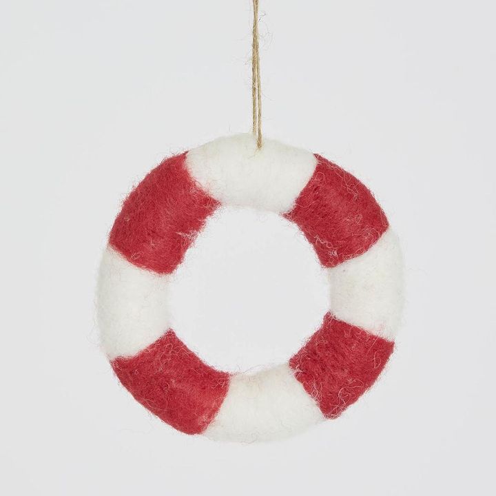 Buoy Hanging Tree Decoration Red