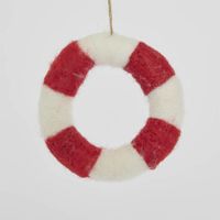Buoy Hanging Tree Decoration Red
