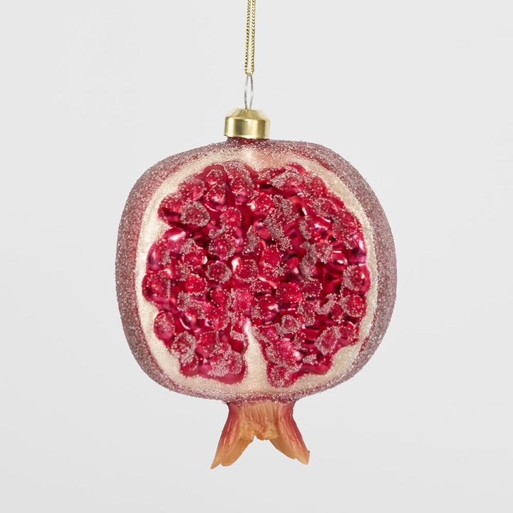Sugared Pomegranate Festive Decoration