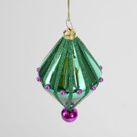 Carnivale Diamond Tree Decoration Emerald