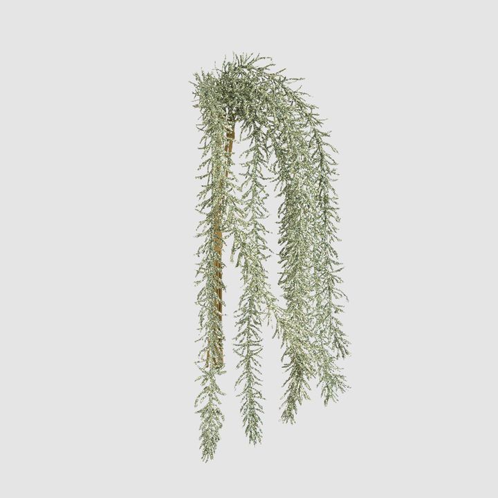 Cascading Glitter Bunch Green