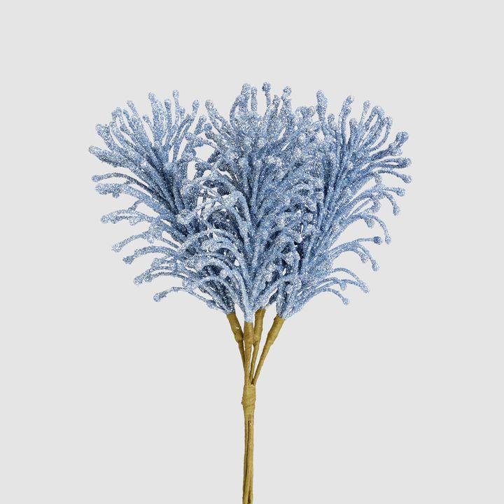 Glitter Fern Bunch Blue