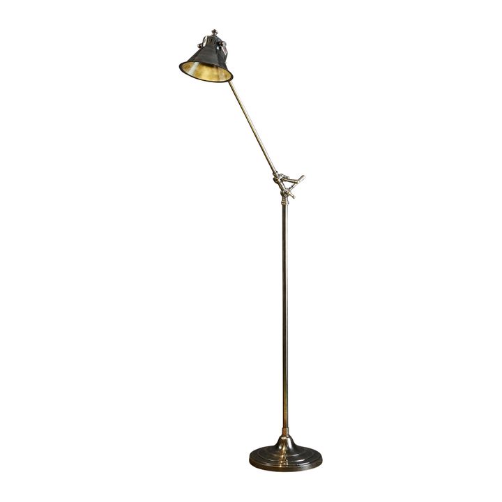 Morton Floor Lamp Antique Silver