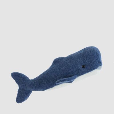 Jonah Hanging Whale Decoration Dark Blue