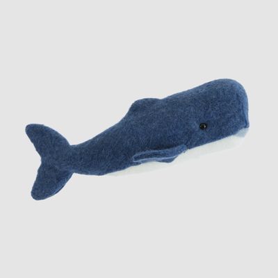 Jonah Hanging Whale Decoration Dark Blue