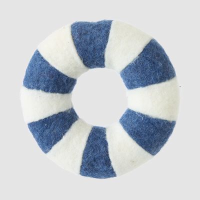 Life Buoy Hanging Decoration Dark Blue 10cm