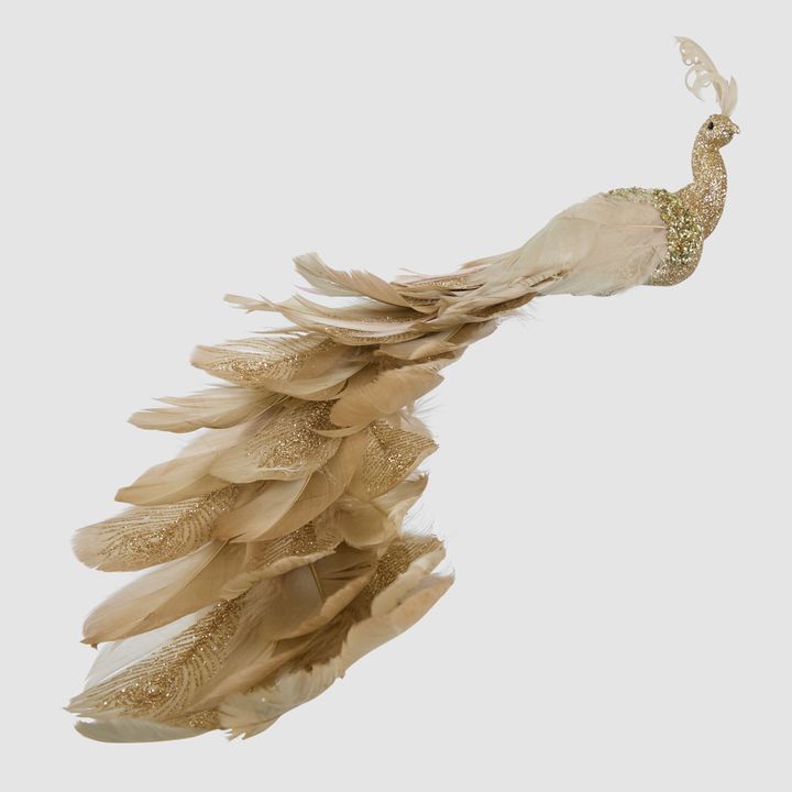 Flamenco Clip on Peacock Gold