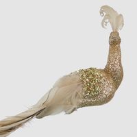 Flamenco Clip on Peacock Gold