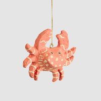 Mache Crab Hanging Decoration