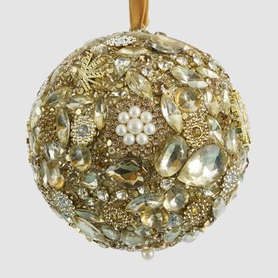 Oro Gem Bauble Gold