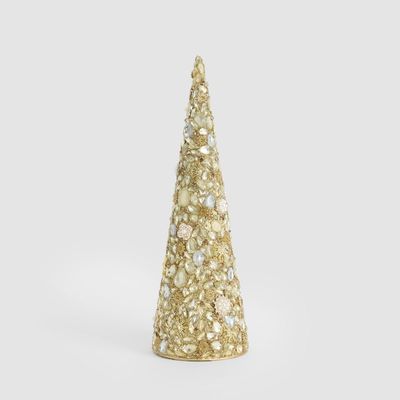 Oro Gem Cone Tree Gold