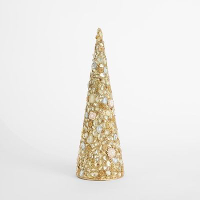 Oro Gem Cone Tree Gold
