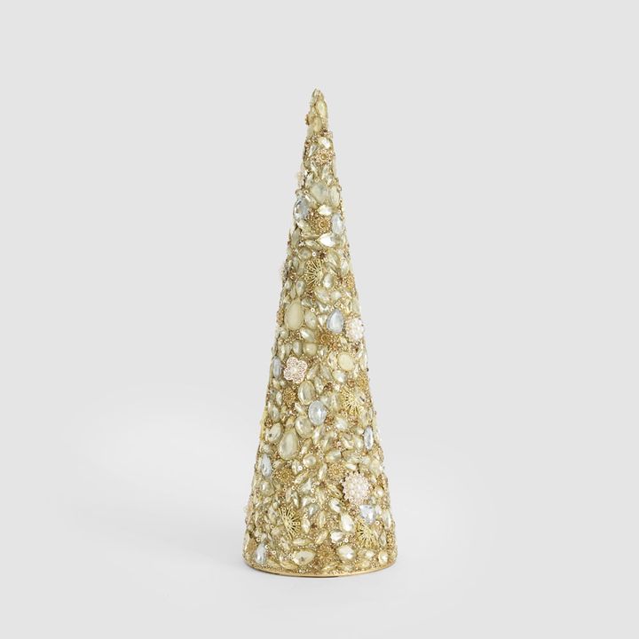 Oro Gem Cone Tree Gold