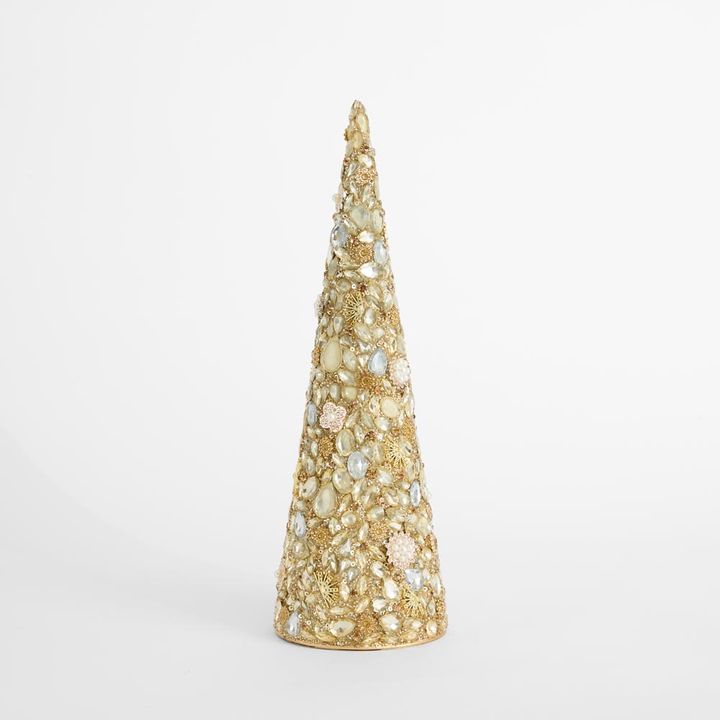 Oro Gem Cone Tree Gold