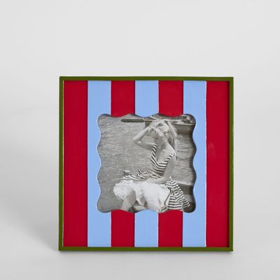 Ciao Bella Photo Frame 4x4 Red Blue