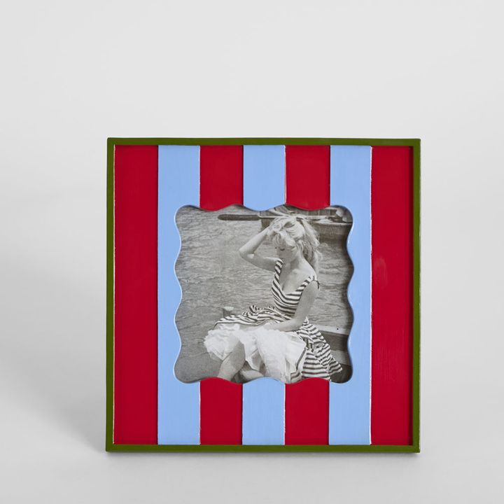 Ciao Bella Photo Frame 4x4 Red Blue