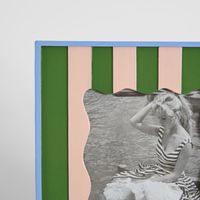 Ciao Bella Photo Frame 4x6 Green Pink