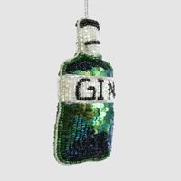 Gin Time! Beaded Hanging Decoration