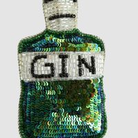 Gin Time! Beaded Hanging Decoration