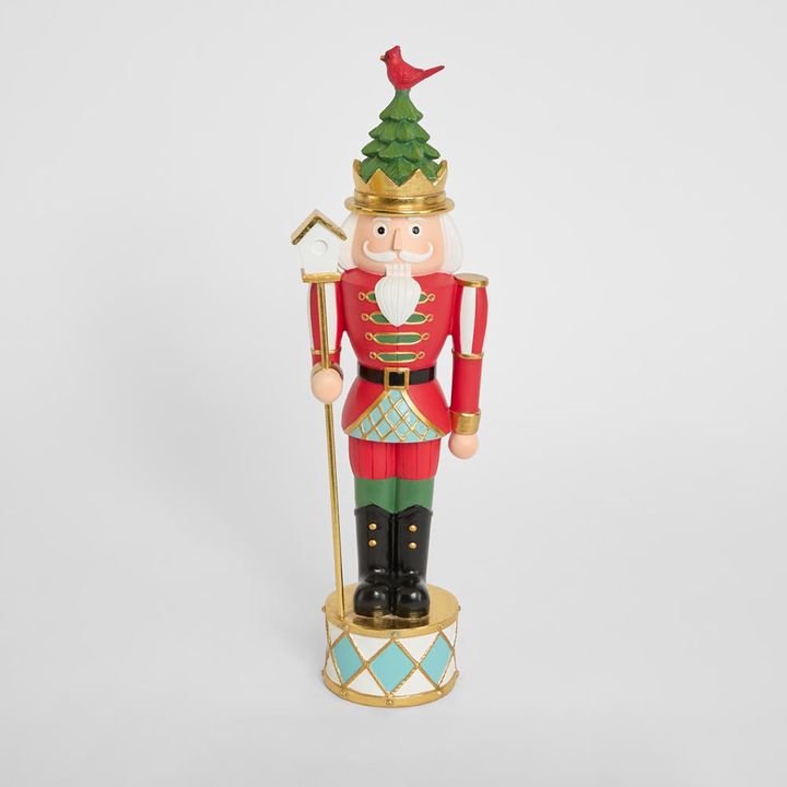Hampton Nutcracker With Bird