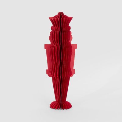 Paper Nutcracker Red