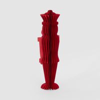 Paper Nutcracker Red