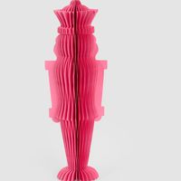 Paper Nutcracker Fuchsia