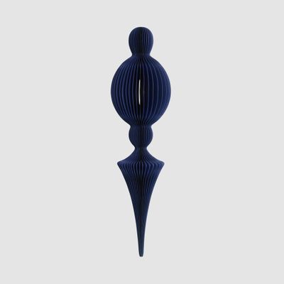 Paper Jousting Finial Decoration Blue