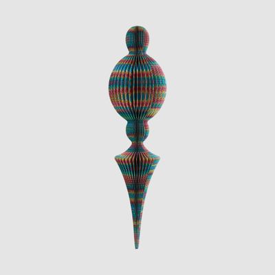 Paper Jousting Finial Decoration Multi Colour