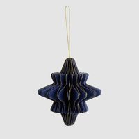 Paper Star Decoration Small Blue