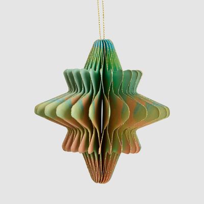 Paper Star Decoration Small Multi Colour