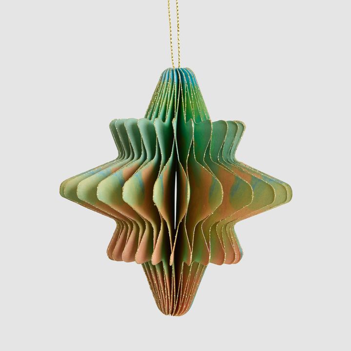 Paper Star Decoration Small Multi Colour