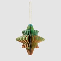 Paper Star Decoration Small Multi Colour