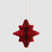 Paper Star Decoration Large Red