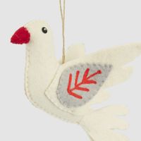 Peace Dove Felt Decoration