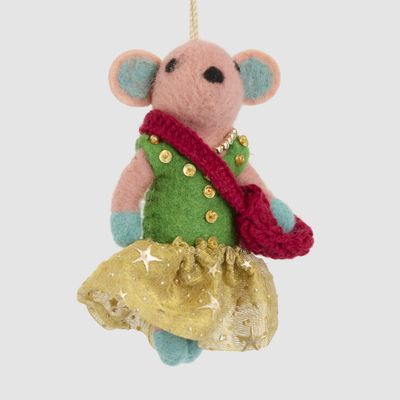 Mitzi the Mouse Tree Decoration