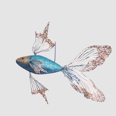 Merlin Fancy Fish Decoration Blue
